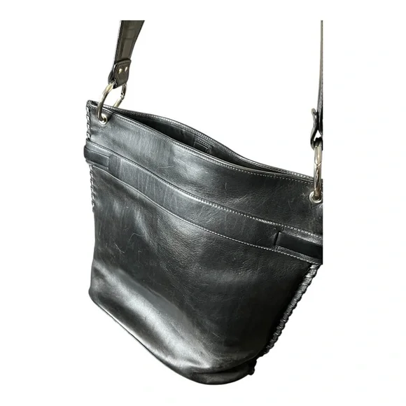 Frye Black Leather Shoulder Bag - Picture 4 of 8